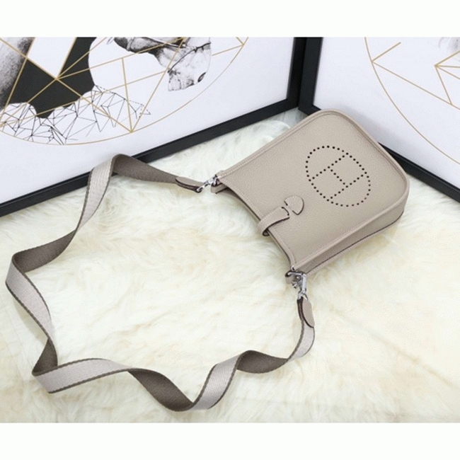 Grey Evelyne II TPM Bag Replica 1:1 H**me5 Mini Shoulder Tote