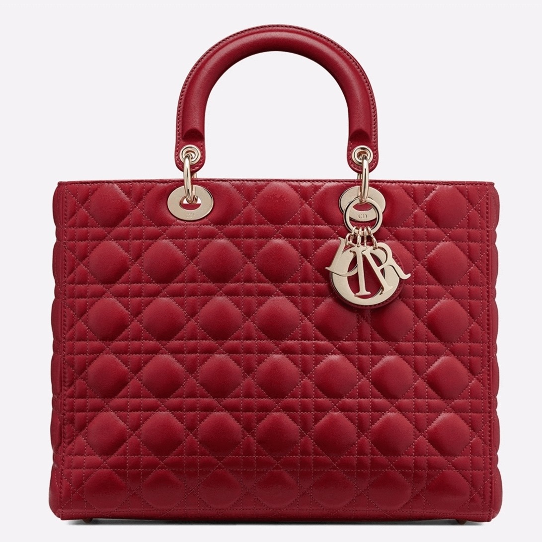 D10r Lady D10r Large Bag Replica in Red