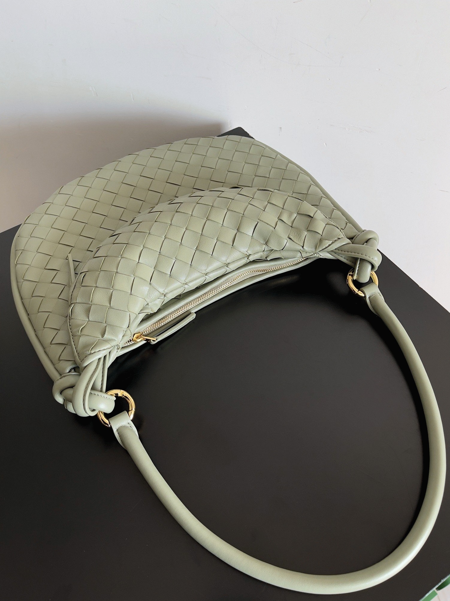 Fake B0tt*ga Ven*ta Gemelli Medium Bag Travertine