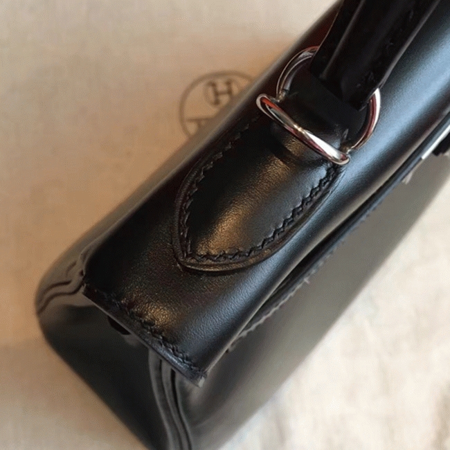 Black Replica H**me5 Kelly Retourne 28cm Everyday Tote