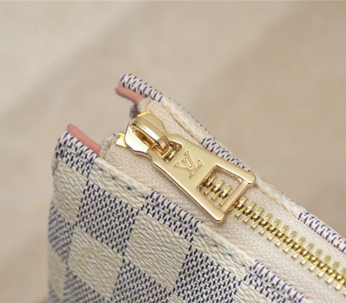 L0vis Vvtt0n Damier Azur Coussin PM Bag With Jacquard Strap