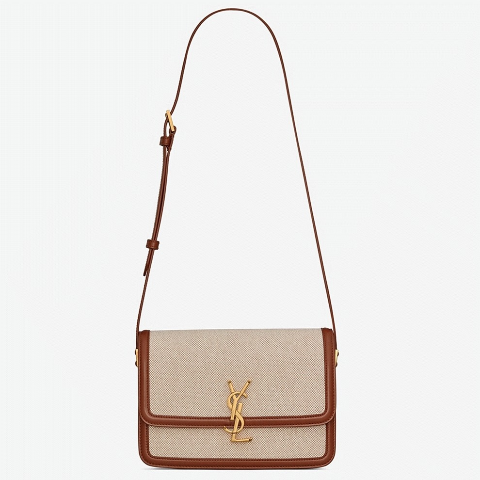 Fake Sa1nt Lau*nt Medium Solferino Bag Canvas