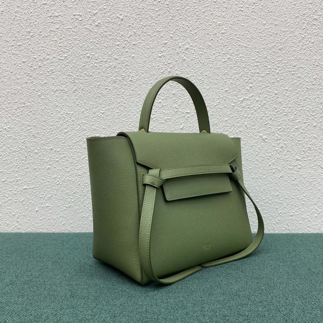 Ce1i*e Micro Belt Bag Knockoff in Light Khaki