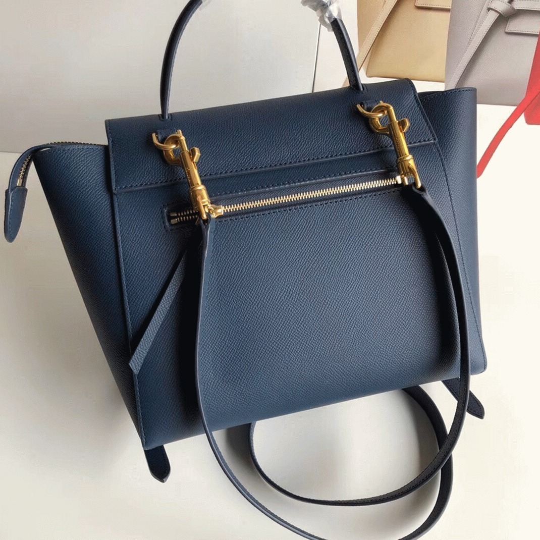 Ce1i*e Micro Belt Bag Knockoff in Navy Blue