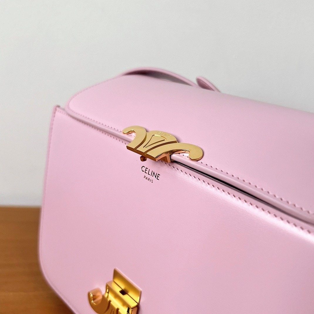 Top Quality Knockoff Ce1i*e Triomphe Teen Bag In Pink