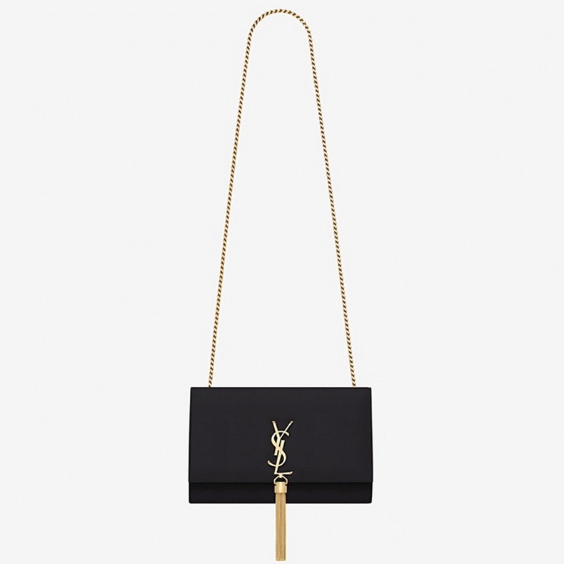 Fake Sa1nt Lau*nt Kate Small Chain Bag Black