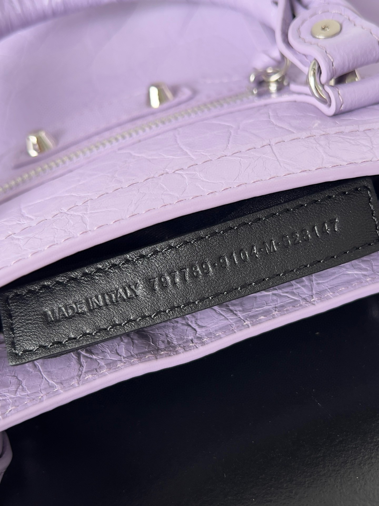 Knockoff Ba1en*iaga Le City Small Bag Lilas Arena Lambskin