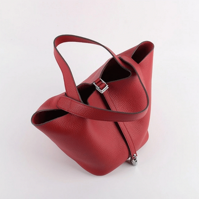 Red replica H**me5 Picotin Lock handbag