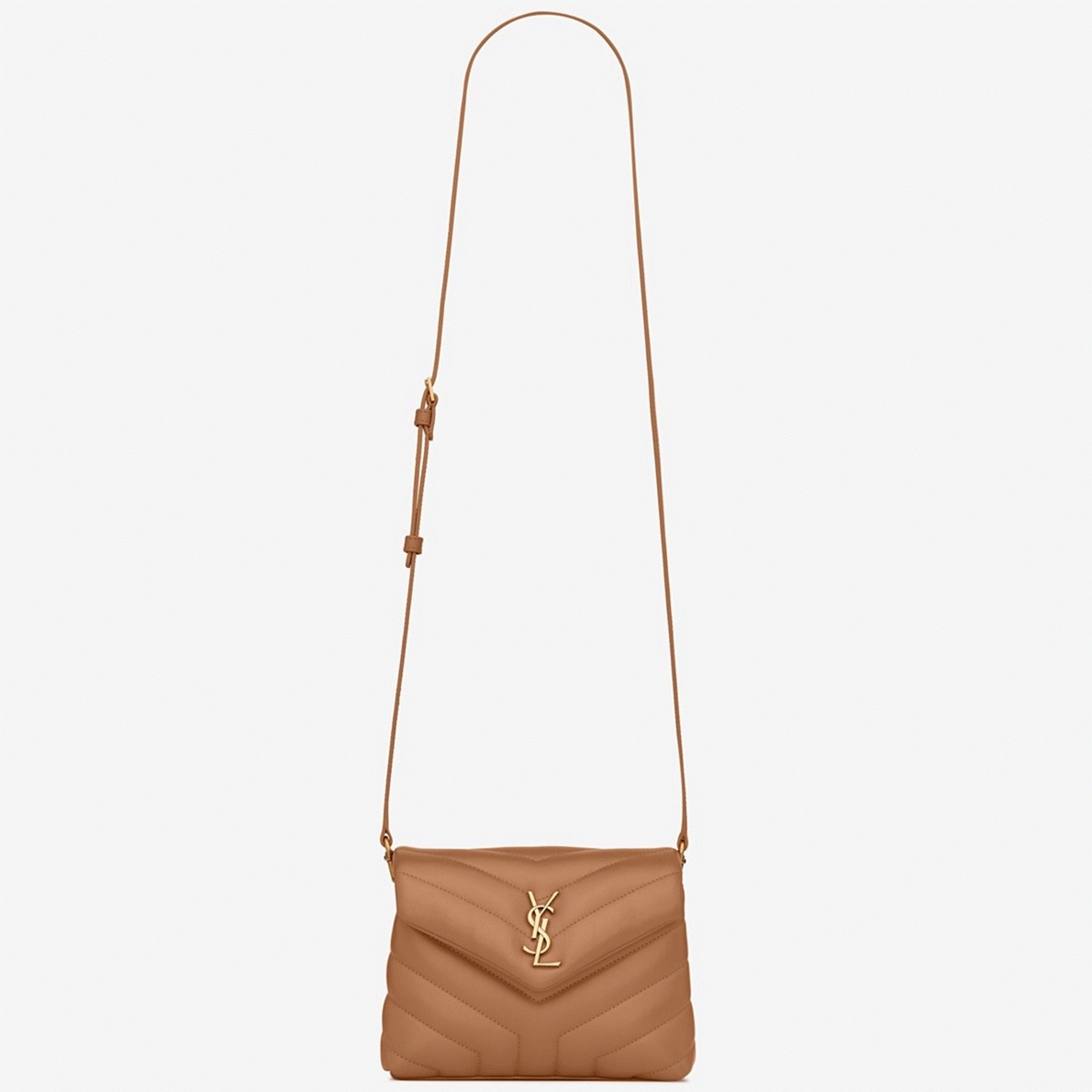 Replica Sa1nt Lau*nt LouLou Toy Strap Bag Brown