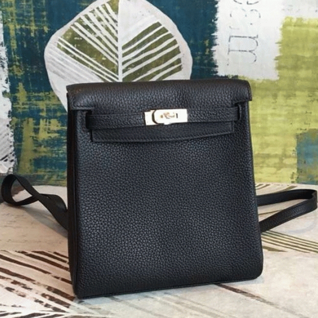 Black Clemence Knockoff H**me5 Kelly Ado PM Everyday Backpack