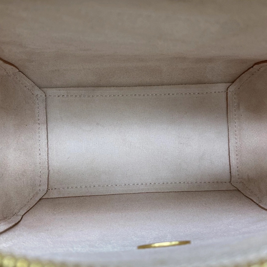 Ce1i*e Belt Nano Bag Faux in Pale Pink