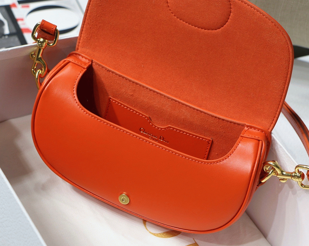 D10r Bobby East-West Bag Replica in Orange