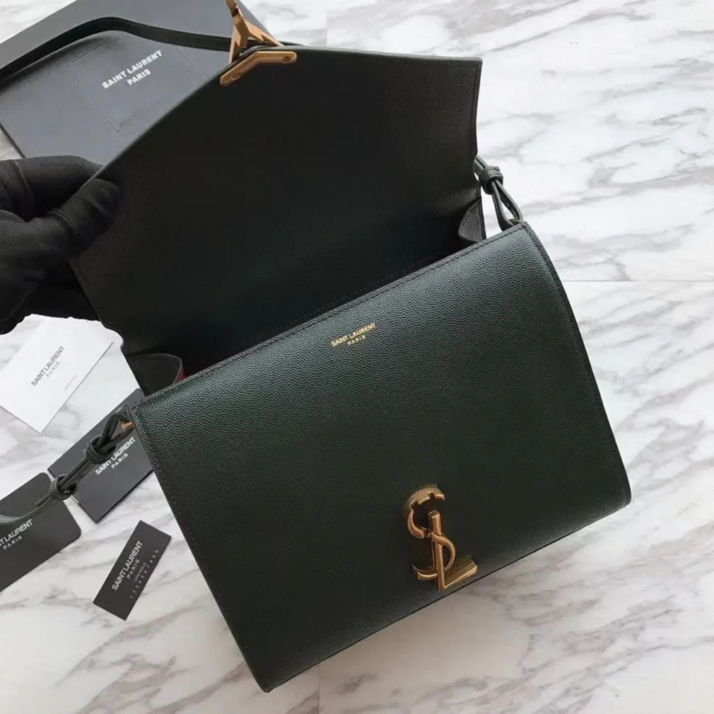 Replica Sa1nt Lau*nt Cassandra Medium Bag Green