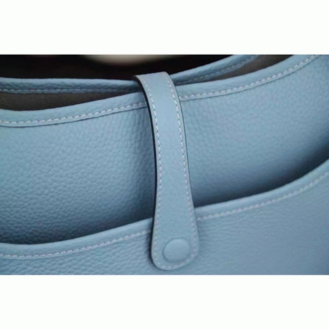 Light Blue Evelyne III PM Bag Designer Replica H**me5 Soft Hue Tote
