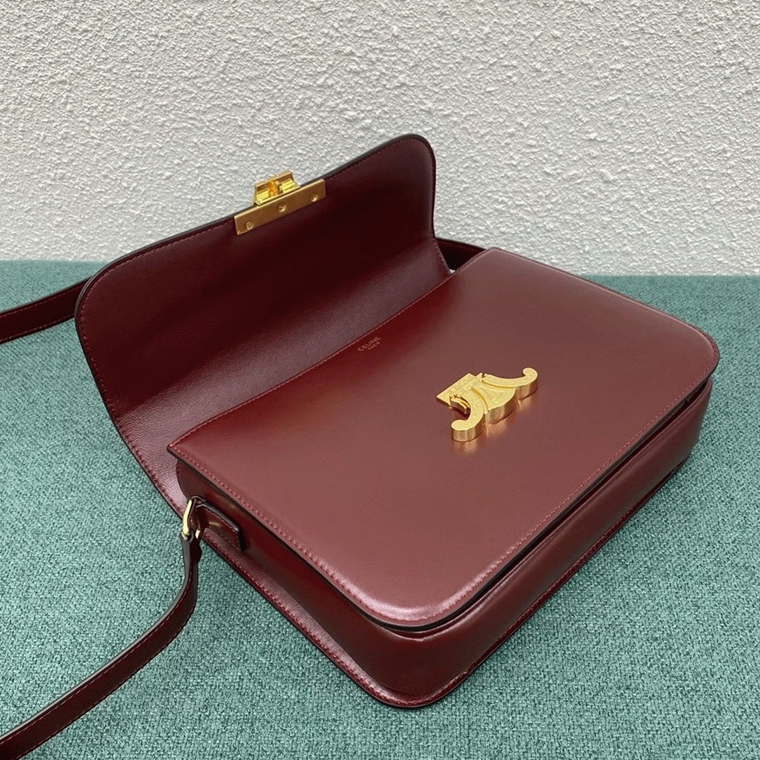 Top Quality Replica Ce1i*e Triomphe Large Bag In Bordeaux
