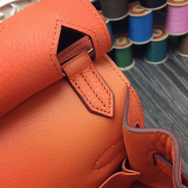 Orange replica H**me5 Jypsiere 31cm handbag