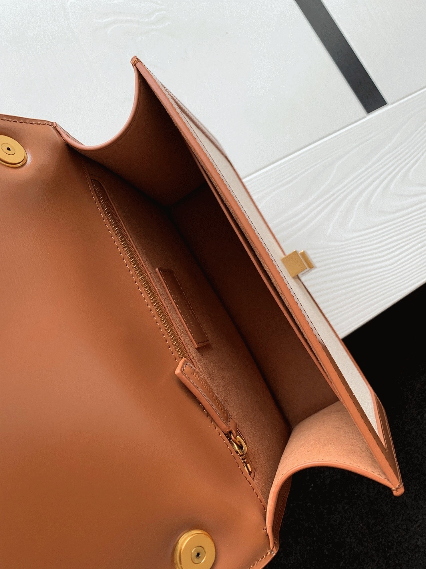 Replica Sa1nt Lau*nt Le Carre Satchel Bag Beige