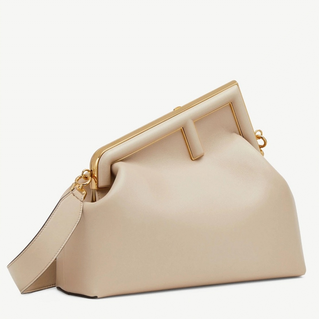 Top Quality Knockoff F**di First Small Bag In Beige