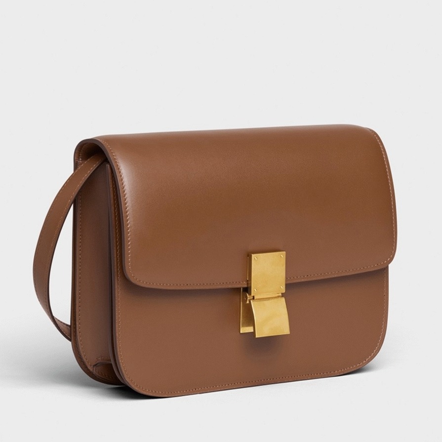 Top Quality Fake Ce1i*e Classic Box Medium Bag In Camel