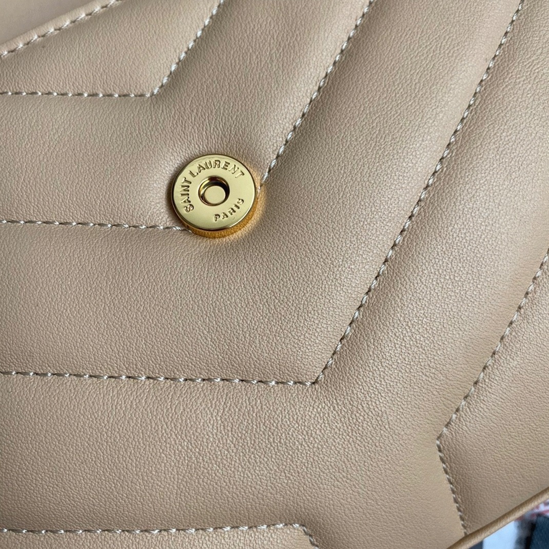 Fake Sa1nt Lau*nt LouLou Toy Strap Bag Beige