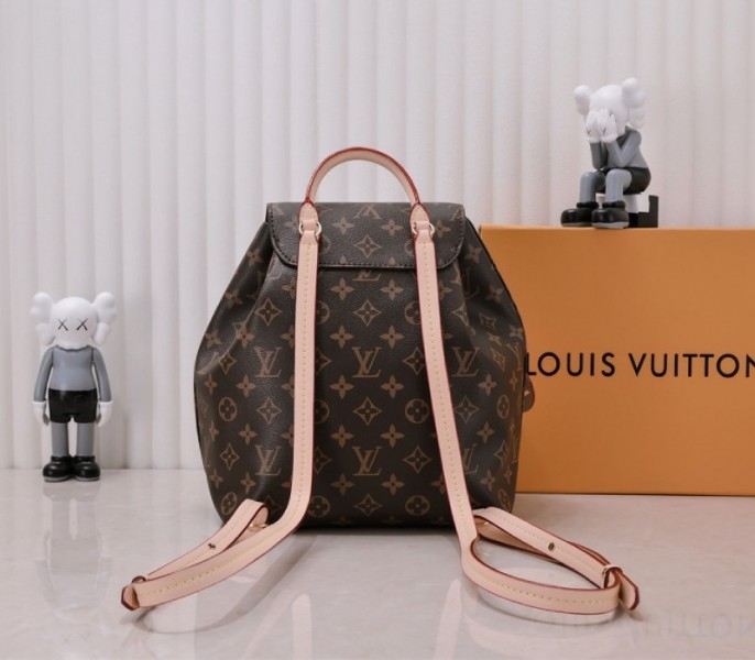 L0vis Vvtt0n Monogram Canvas Montsouris PM Backpack