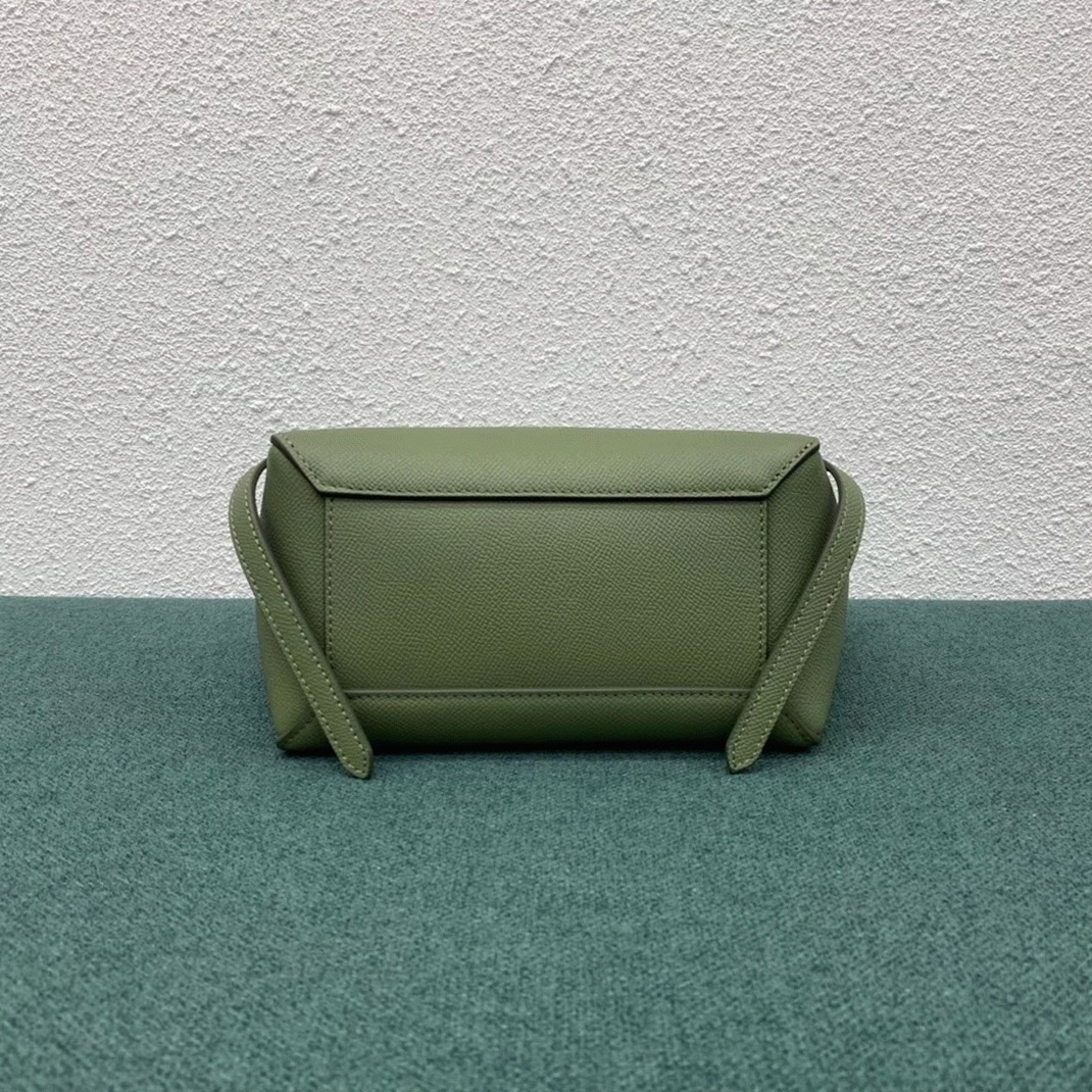 Ce1i*e Belt Nano Bag Knockoff in Light Khaki