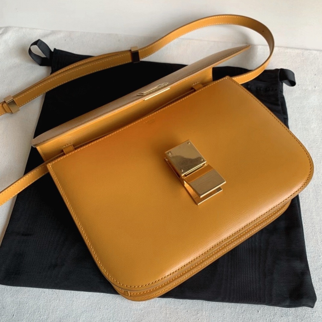 Top Quality Knockoff Ce1i*e Classic Box Medium Bag In Yellow