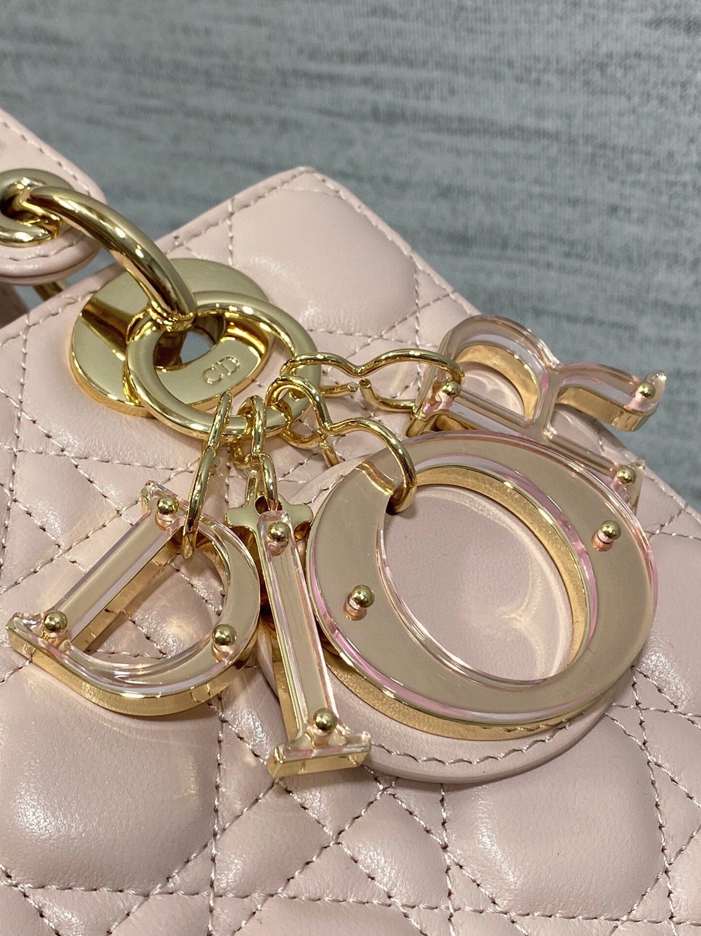 D10r Small Lady D10r Bag Fake in Pink