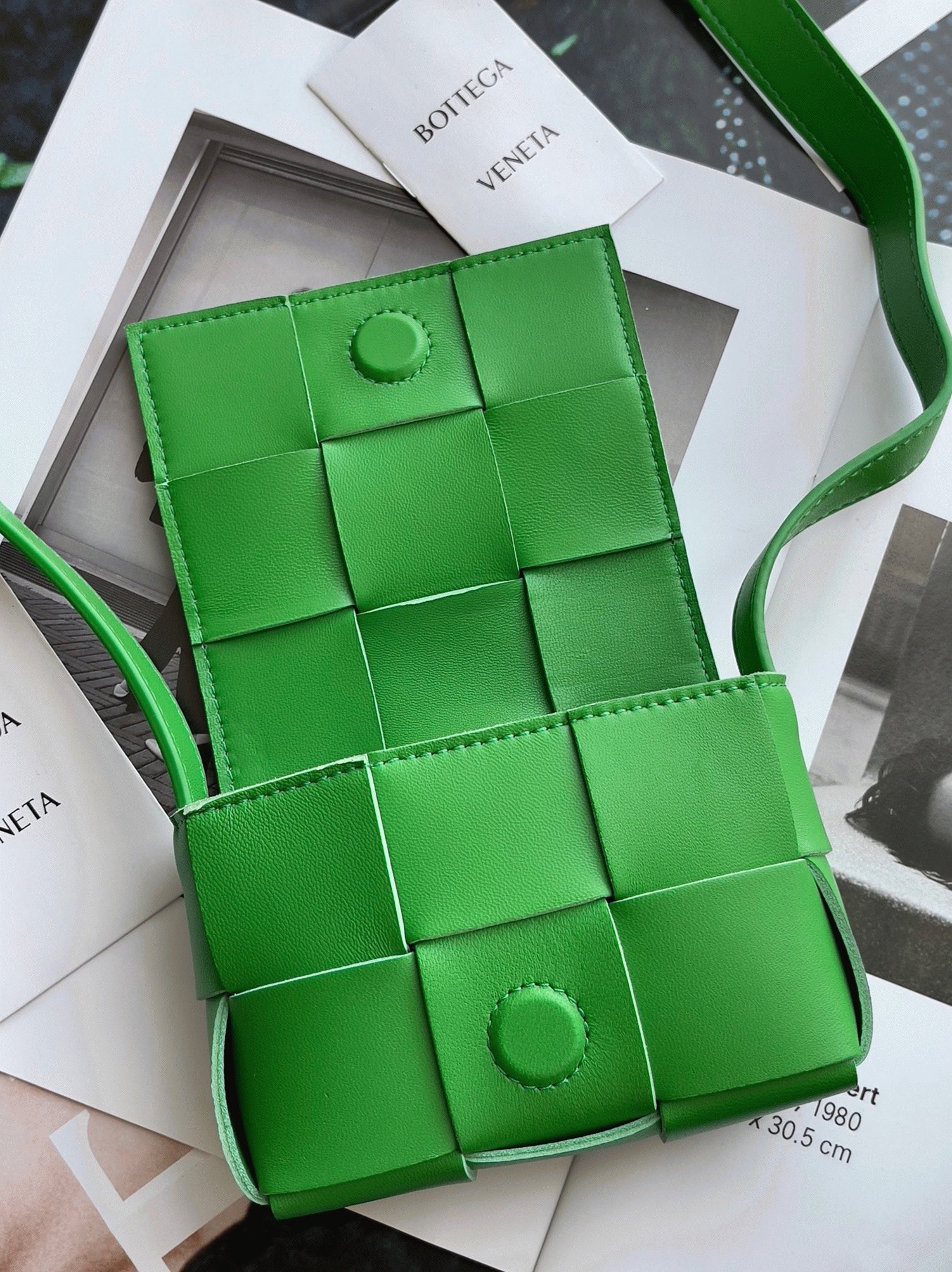 Top Quality Replica B0tt*ga Ven*ta Candy Cassette Bag In Parakeet