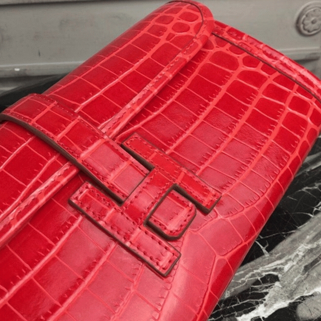 Red fake H**me5 Jige Elan 29 clutch bag