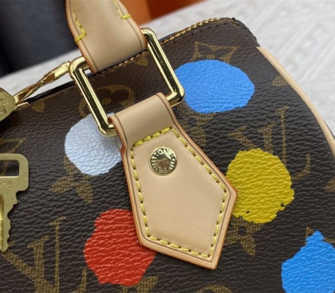 L0vis Vvtt0n X YK Monogram Canvas Speedy 20 Handbag With Textile Strap In Style 2