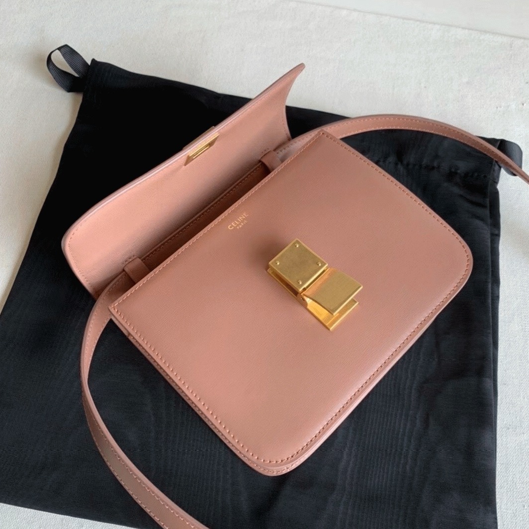 Top Quality Replica Ce1i*e Classic Box Teen Bag In Antique Rose