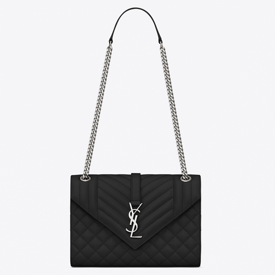 Replica Sa1nt Lau*nt Envelope Medium Bag Noir