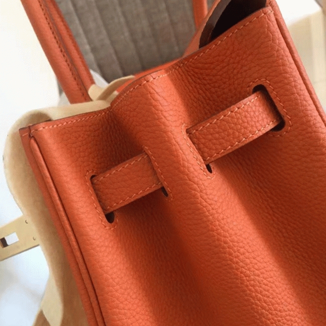 Orange H**me5 Birkin 35cm Deluxe Knockoff Tote