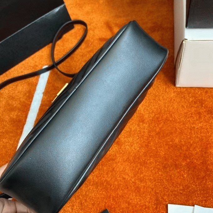 Replica Sa1nt Lau*nt Lou Camera Bag Black