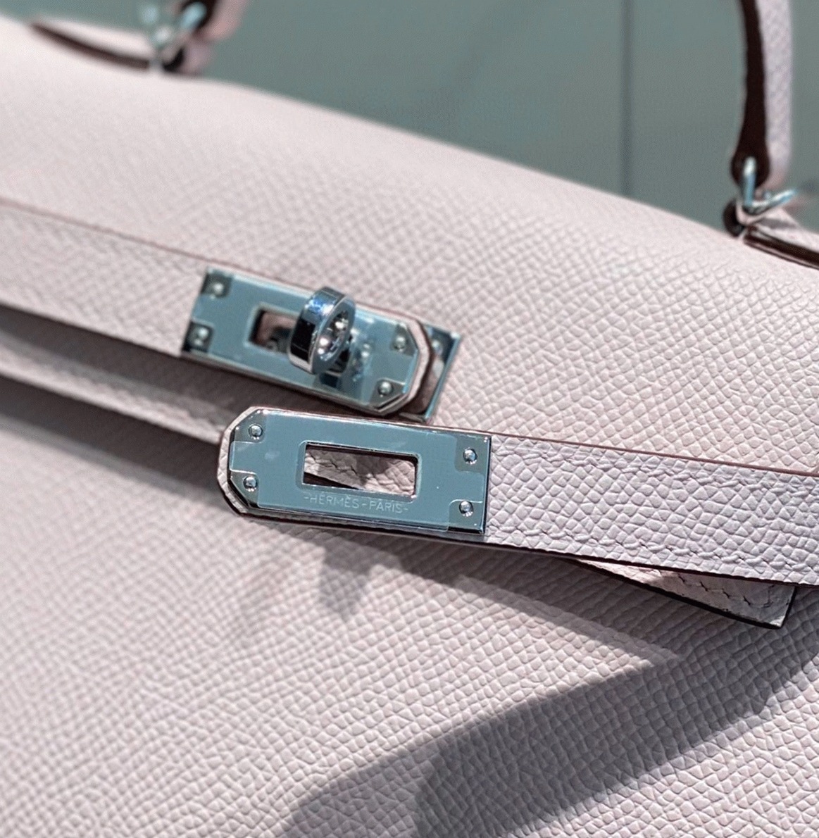 H**me5 Kelly Mini II Bag Replica in Mauve Pale