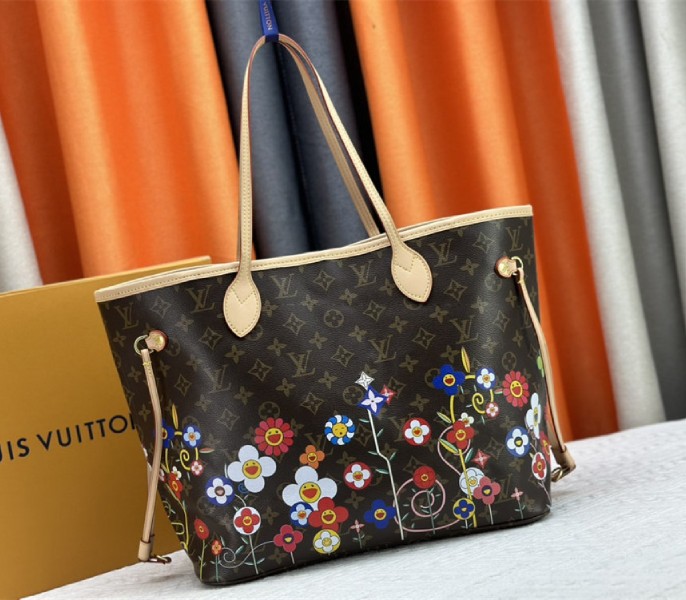 L0vis Vvtt0n X TM Monogram Canvas Neverfull MM