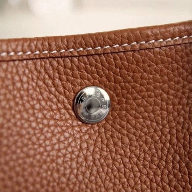 Brown Knockoff H**me5 Garden Party 30cm Everyday Handbag