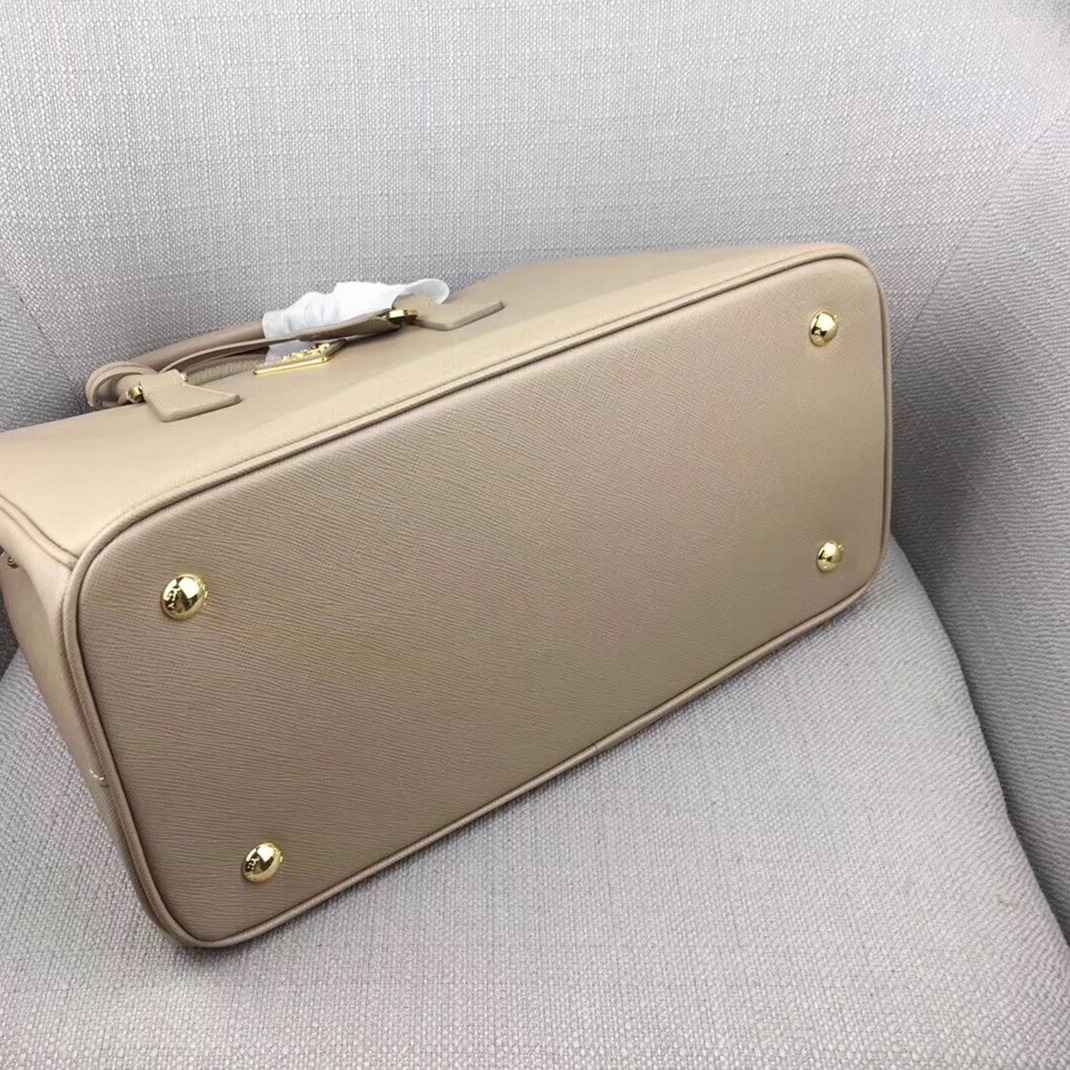 Pra*a Galleria Large Bag Fake in Grey