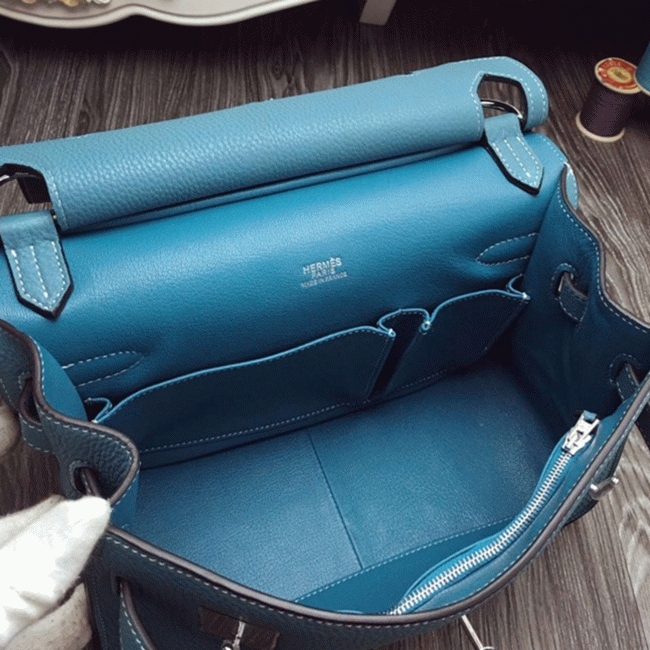 Blue jean knockoff H**me5 Jypsiere 34cm handbag