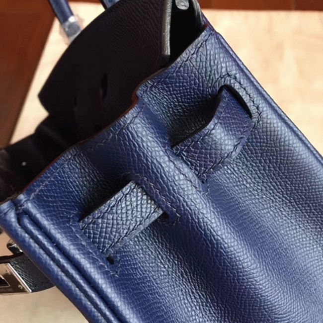 AAA Replica H**me5 Birkin 25cm in Sapphire Blue