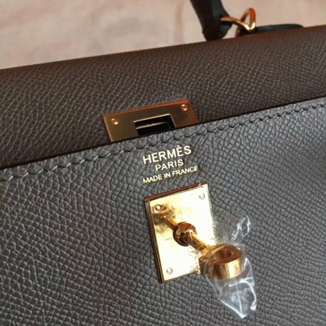Etoupe Epsom Replica H**me5 Kelly 25cm Sellier Refined Bag