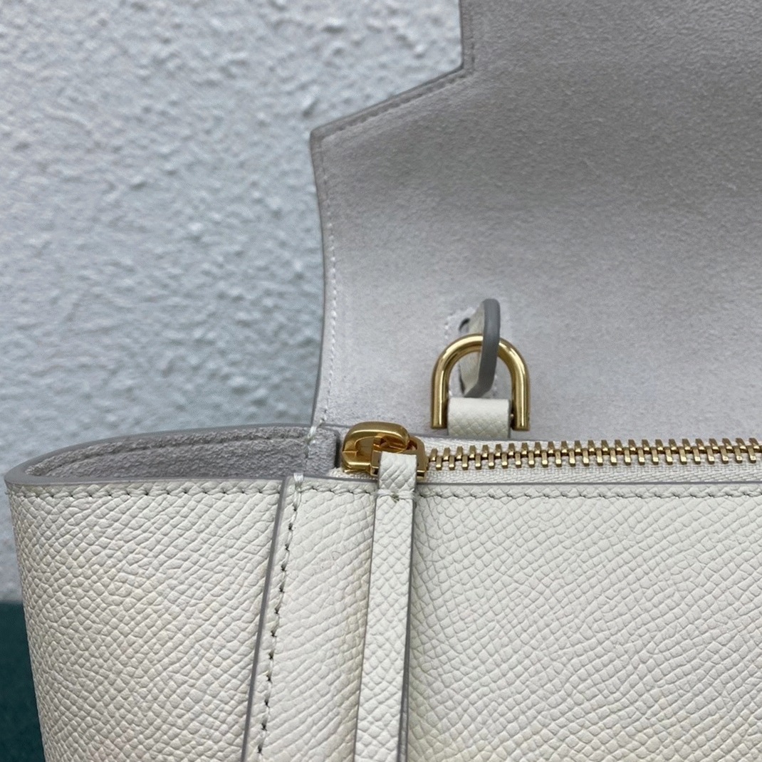 Ce1i*e Belt Nano Bag Knockoff in White