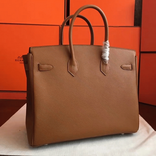 Brown Luxury Replica H**me5 Birkin 35cm Handbag