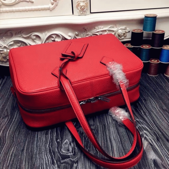 Red Luxury Replica H**me5 Victoria II 35cm Bag
