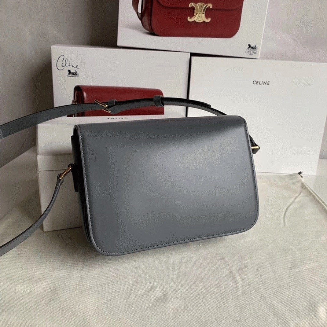Top Quality Knockoff Ce1i*e Triomphe Medium Bag In Grey