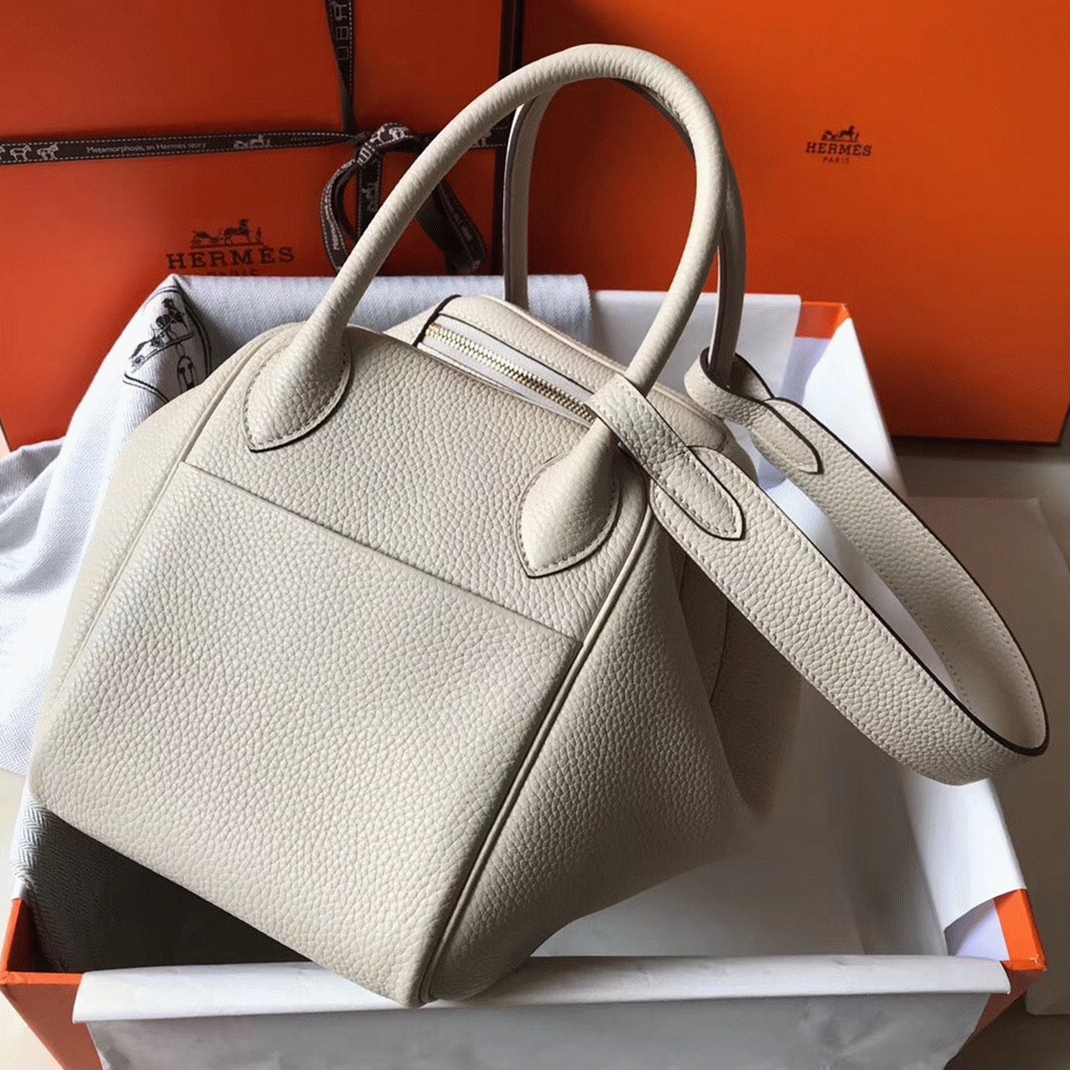 Fake H**me5 Lindy 30cm bag in beton color