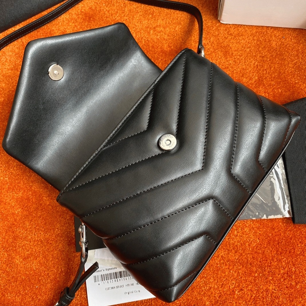 Replica Sa1nt Lau*nt LouLou Toy Strap Bag Noir