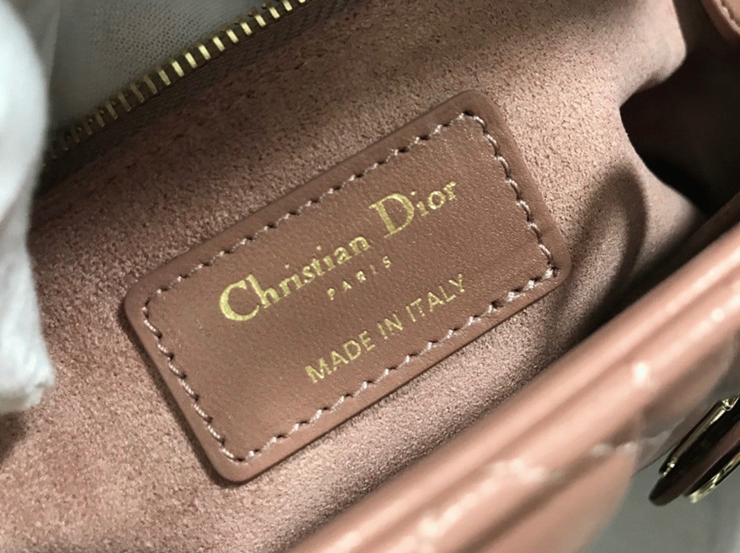 D10r Lady D10r Large Bag Imitation in Blush