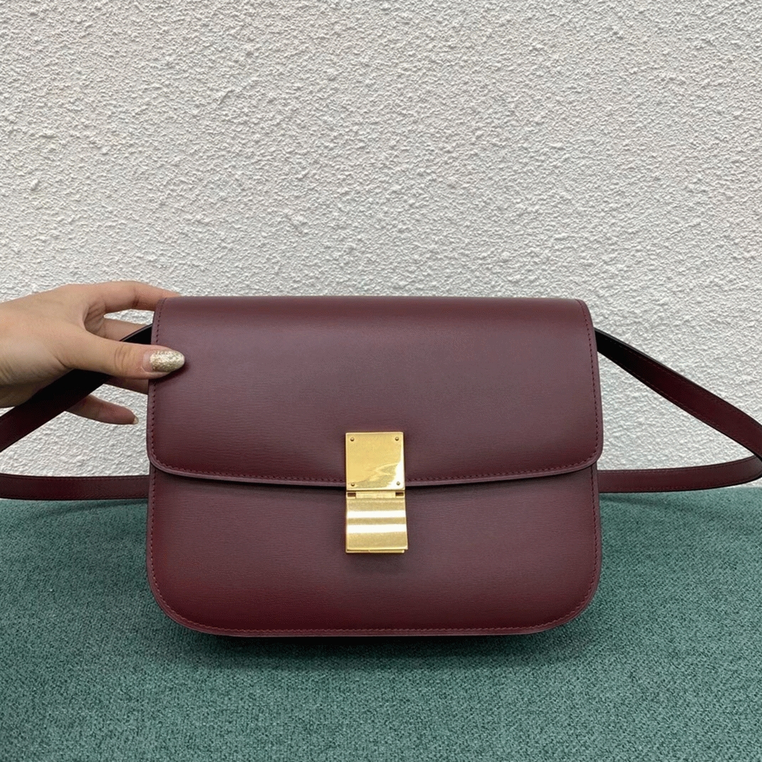 Top Quality Knockoff Ce1i*e Classic Box Medium Bag In Bordeaux